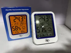 Smart Indoor Thermometer Hygrometer with Comfort Indicator
