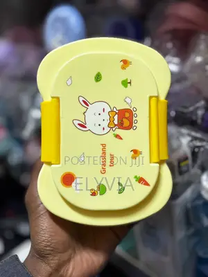 Set ya Vitafunio ya Watoto ya Njano na Chupa ya Kunywa & Kontena