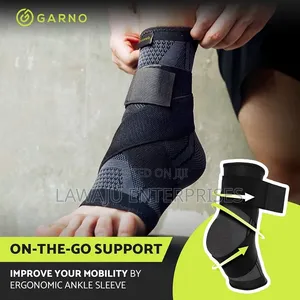Ankle Brace with Adjustable Compression Straps