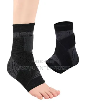Ergonomic Ankle Brace yenye Compression Inayoweza Kurekebishwa