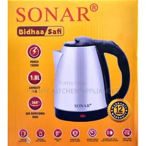 Sonar 2.0L Stainless Steel Electric Kettle