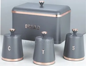 Seti ya Vifaa vya Kuhifadhi Mkate na Vyakula (4-Piece)