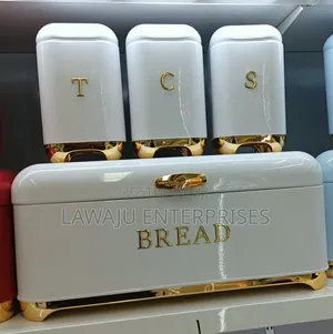 Seti ya Chombo cha Mkate na Vitu vya Kuhifadhi (4-Piece)