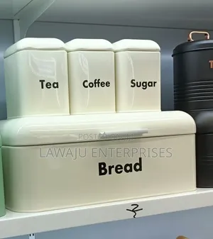 Nordic Style Bread Bin & Canister Set