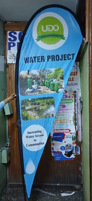 Tear Drop Banner Printing