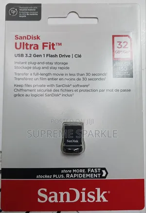 SanDisk Ultra Fit 32GB USB 3.2 Gen 1 Flash Drive