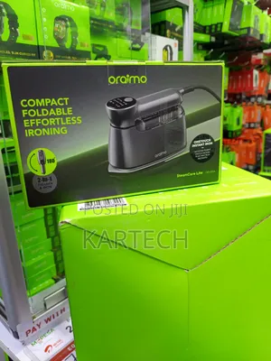 Oraimo SteamCore Lite Steam Iron - Kishikio cha Digrii 180, Njia 6