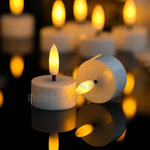 Bullet Tip Flickering LED Candles (6pcs) with Remote