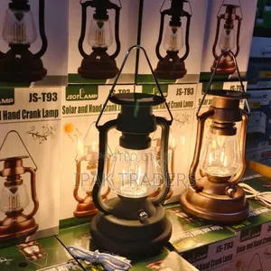 JSOT JS-T93 Solar Hand Crank LED Camping Lantern