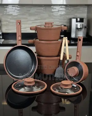 Terra Cotta Weave Set ya Vyombo vya Kupikia Vipande 14