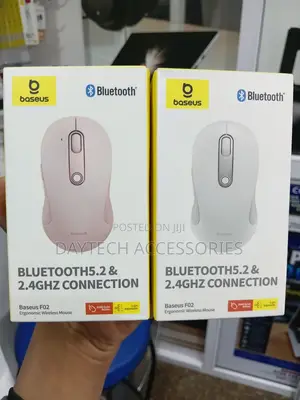 Baseus F02 Ergonomic Wireless Mouse Bluetooth 5.2 & 2.4GHz