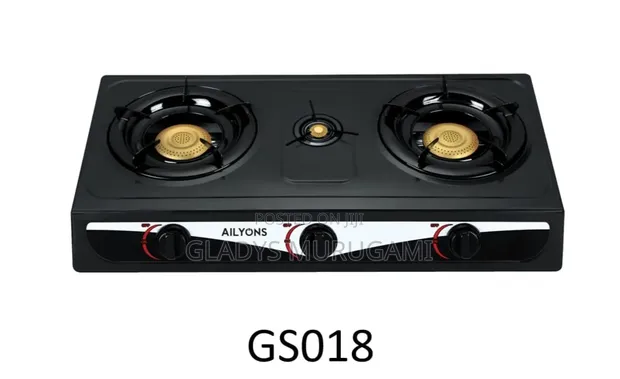 Ailyons 3 Burner Stainless Top Gas Cooker - 1