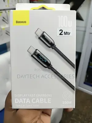 Baseus 100W USB-C to USB-C Fast Charging Cable (2m)