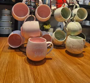 Seti ya Mugs 6pcs ya Kipekee