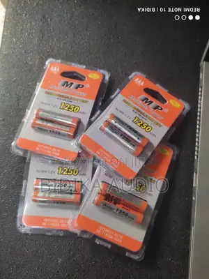 Multiple Power AAA Rechargeable Batteries 1250mAh
