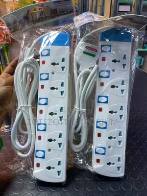Powerking 5-Way Extension Cord with Surge Protector