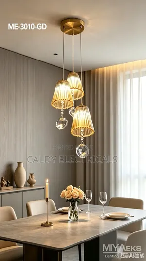 Chandelier ya Kisasa ya LED Inayobadilisha Rangi