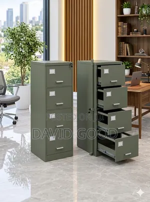 Boss Office Products Green Metal Storage Cabinet