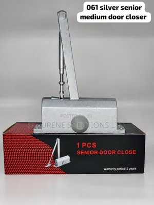 Automatic Hydraulic Door Closer - Silver, Medium Duty