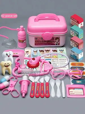 Kids Doctor Play Set - Kiti cha Daktari cha Kuchezea