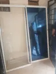 Used White Framed Sliding Door - 3