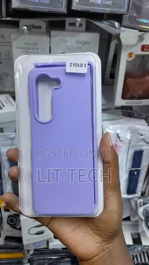Elastomeric Silicone Cover for Samsung Z Fold 5 - Purple