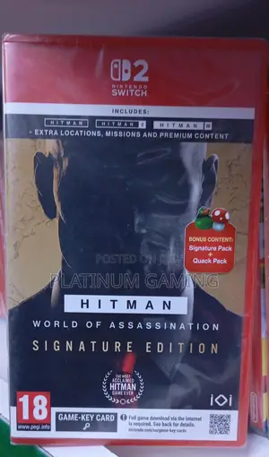 Hitman World of Assassination Signature Edition - Nintendo Switch