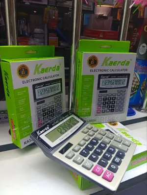 Kaerda Calculator ya Kielektroniki ya Namba 12 - Saizi Kubwa