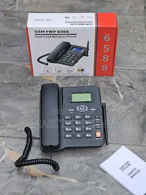 GSM 6588 Simu ya Mezani Isiyo na Waya - Inafanya Kazi na Mitandao Yote