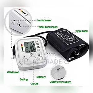 Electronic BP and Pulse Monitor - Battery/USB Powered