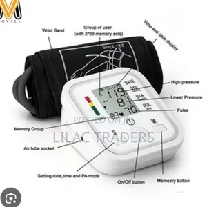 Automatic Digital Upper Arm BP Monitor with Pulse Reading
