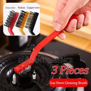 3-Piece Mini Wire Brush Cleaning Tool Kit