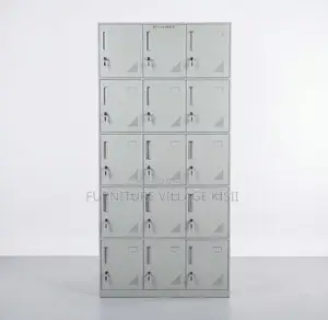 Kabati la Locker la Metali lenye Sehemu 15
