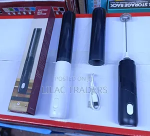 Electric Milk Frother - USB Rechargeable, 3 Speeds