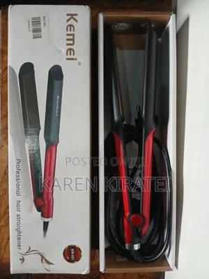 2-in-1 Professional Hair Straightener & Curler - Red