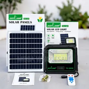JSOTLAMP TG 200W Outdoor LED Solar Flood Light