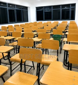 Kiti cha Chuo cha Boss Office Products chenye Sehemu ya Kuandikia