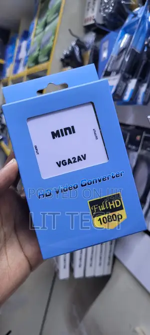 Mini VGA to AV HD Video Converter 1080p