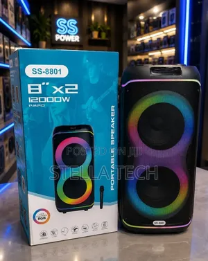 Party Rocker Rechargeable 1200W SS-8801 with Microphone