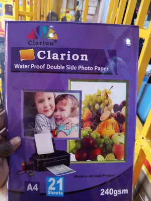 Clarion Waterproof Double Side Photo Paper A4 240gsm