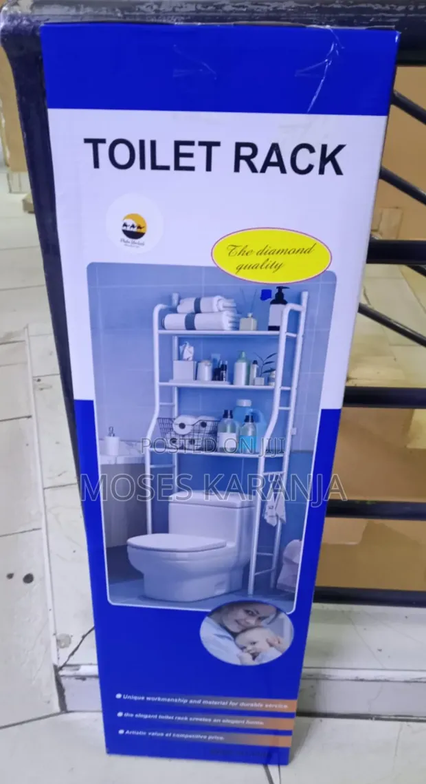 Bathroom Toilet Organizer Rack - Brand New - 1
