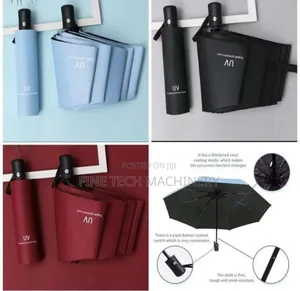 8-Rib Umbrella ya Kulinda Dhidi ya UV