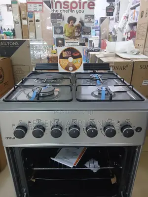 Mika 58cm Standing Cooker - 3 Gas + 1 Electric