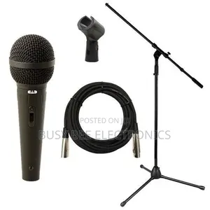 Kifurushi cha Kipaza Sauti cha Vocal chenye Stand na Cable