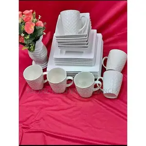 24pc Square Dinner Set