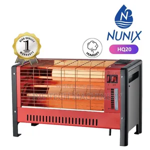 Nunix HQ20 Heater ya Chumba ya Quartz 3-Sided 2000W