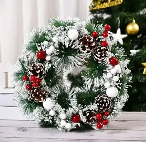 Kremeshi ya Krismasi ya theluji (32cm)
