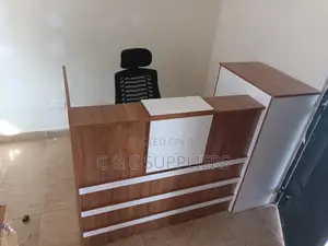 Dawati la Mapokezi 120cm - Kahawia