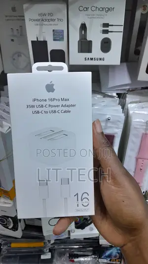 35W USB-C PD Fast Charger kwa iPhone 16 Pro Max