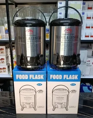 Sundabests 9.5L Stainless Steel Double Tap Food Flask & Tea Urn